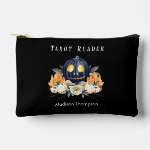 Happy Halloween Spooky Samhain Pumpkins Crystals Accessory Pouch