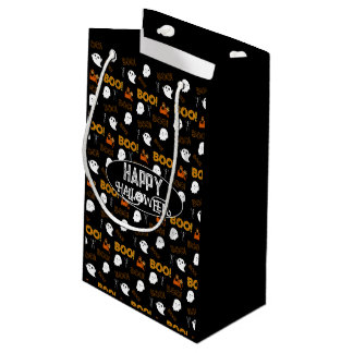 HAPPY HALLOWEEN SPOOKY SCARY HAUNTED SMALL GIFT BAG