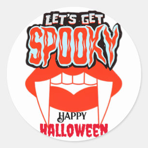 Happy Halloween Spooky Season Creepy Stickers