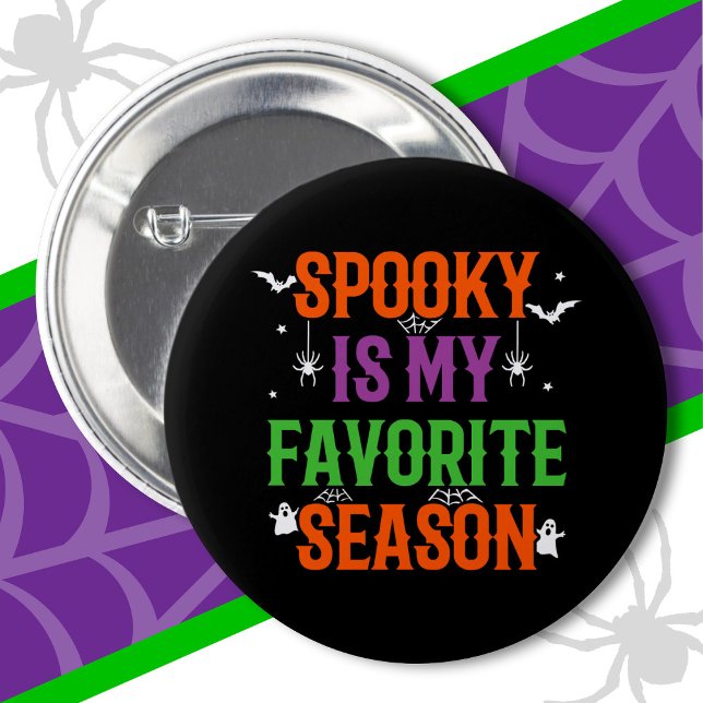 Happy Halloween Spooky Season Funny Halloween 6 Cm Round Badge (Creator Uploaded)