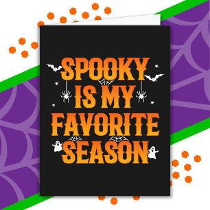 Happy Halloween Spooky Season Funny Halloween Card