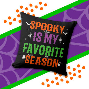 Happy Halloween Spooky Season Funny Halloween Cushion