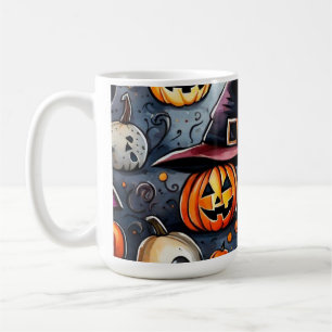 Happy Halloween spooky treat or tricks design Coffee Mug