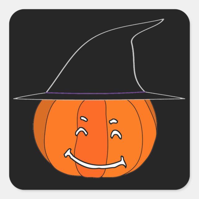 Happy Halloween Square Sticker (Front)