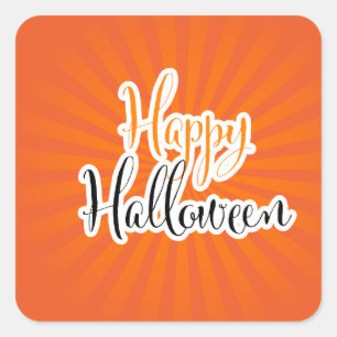 Happy Halloween Square Sticker