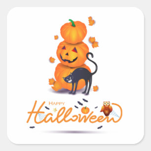 Happy Halloween! Square Sticker