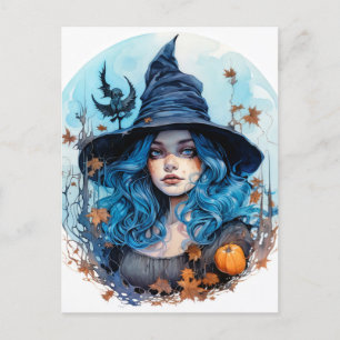 Happy Halloween Stay Witchy Postcard