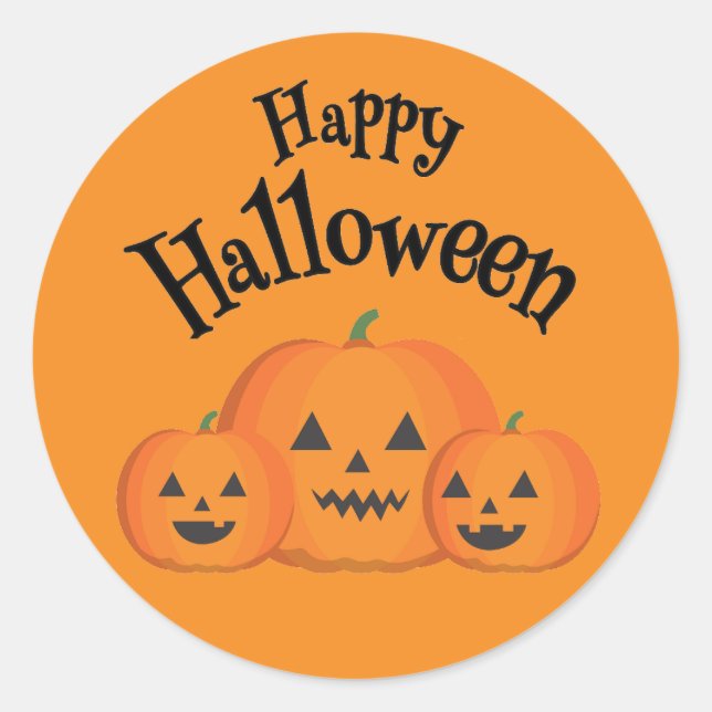 Happy Halloween Sticker (Front)