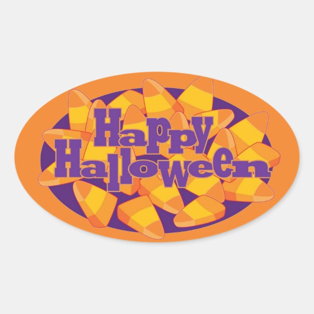 Happy Halloween Sticker (Front)