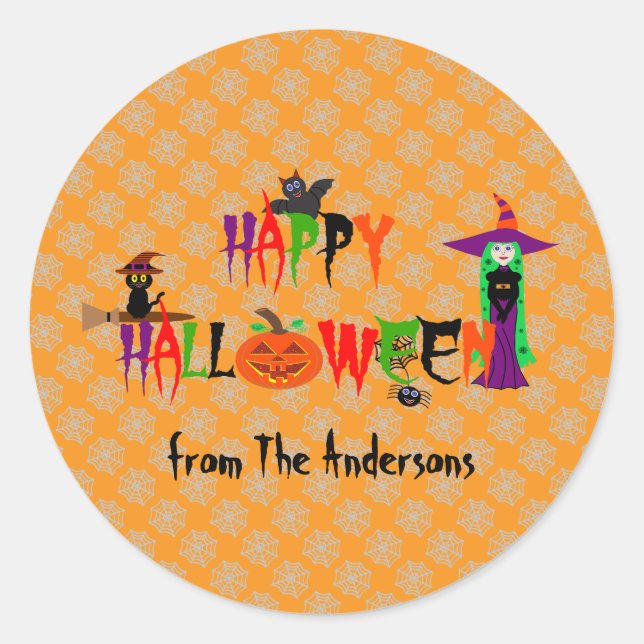 Happy Halloween Stickers (Front)