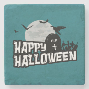 Happy Halloween Stone Coaster