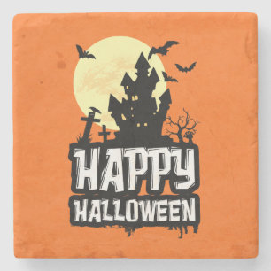 Happy Halloween Stone Coaster