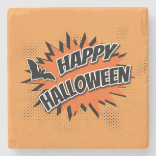 Happy Halloween Stone Coaster