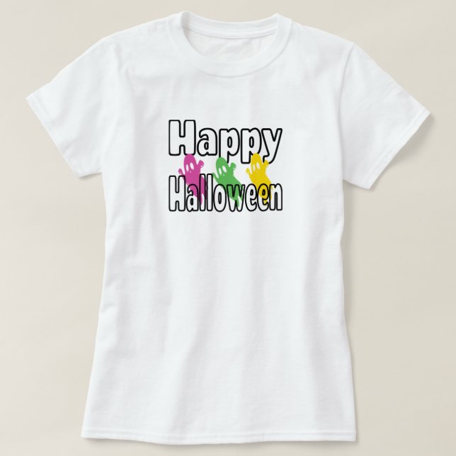Happy Halloween T-Shirt (Design Front)