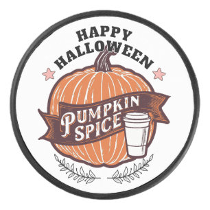 Happy Halloween T-Shirt Hockey Puck