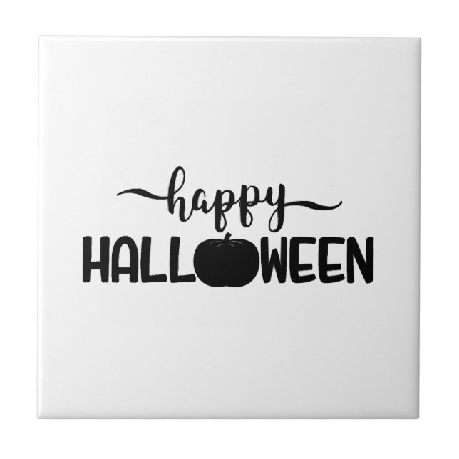 Happy Halloween t shirts halloween Tile (Front)