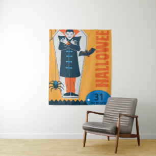  Happy Halloween Tapestry