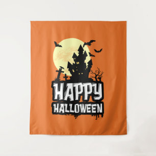 Happy Halloween Tapestry