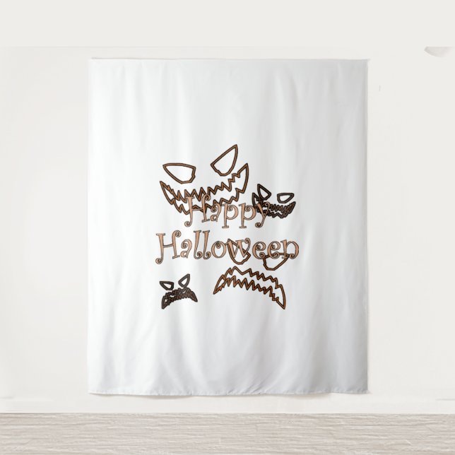 happy Halloween        Tapestry (Front)