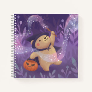 Happy Halloween: Teddy the Witch Notebook