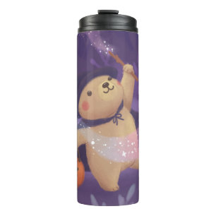 Happy Halloween: Teddy the Witch Thermal Tumbler