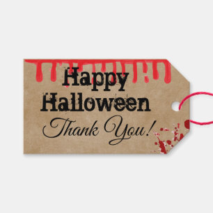 Happy Halloween Thank You Gift Tag