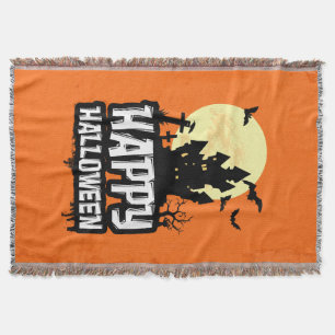 Happy Halloween Throw Blanket