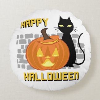 Happy Halloween throw pillow