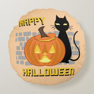 Happy Halloween throw pillow
