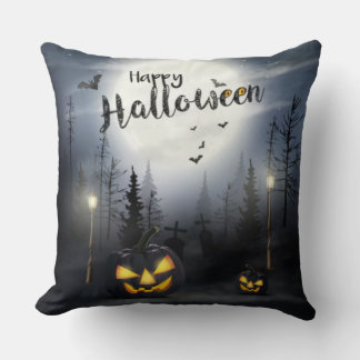 Happy Halloween Throw Pillow