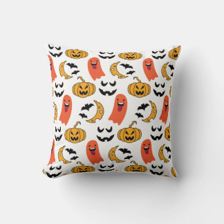 Happy Halloween Throw Pillow