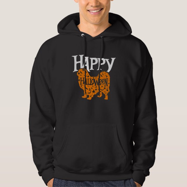 Happy Halloween Tibetan Mastiff Hoodie (Front)