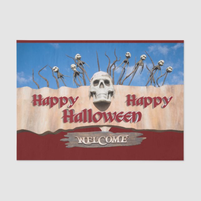 Happy Halloween Tissue Paper (Front)