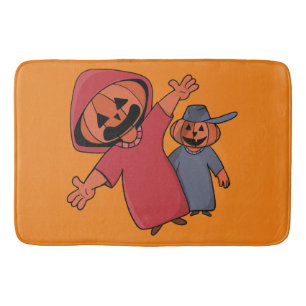 Happy Halloween to your friends Bath Mat