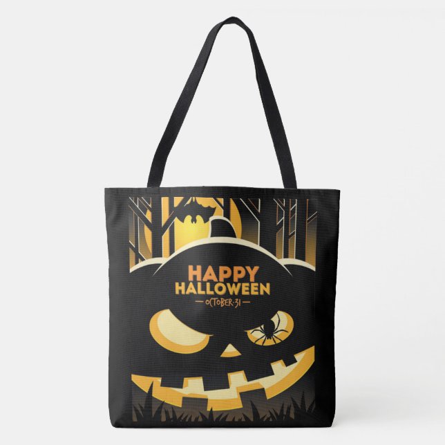 Happy Halloween Tote Bag (Front)