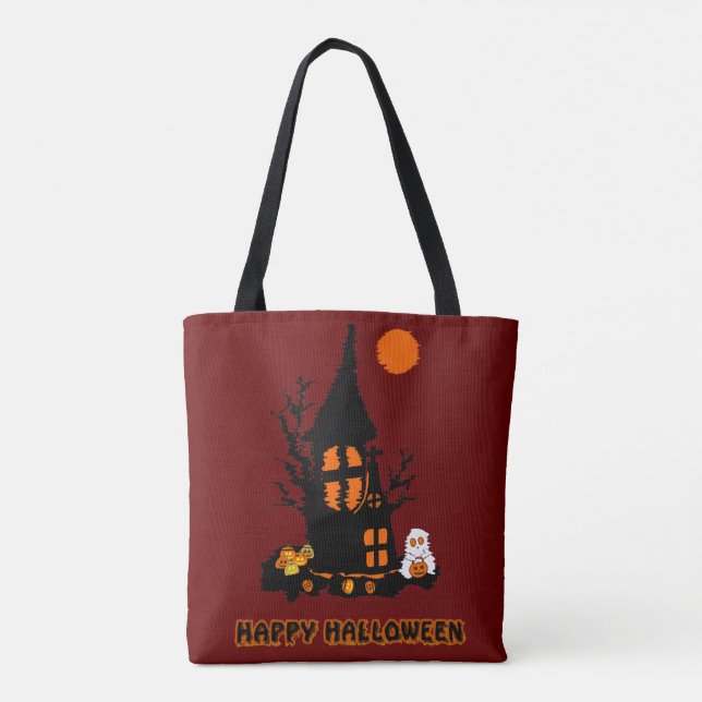 Happy Halloween Tote Bag (Back)