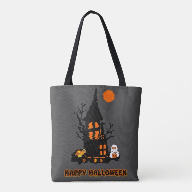 Happy Halloween Tote Bag (Back)