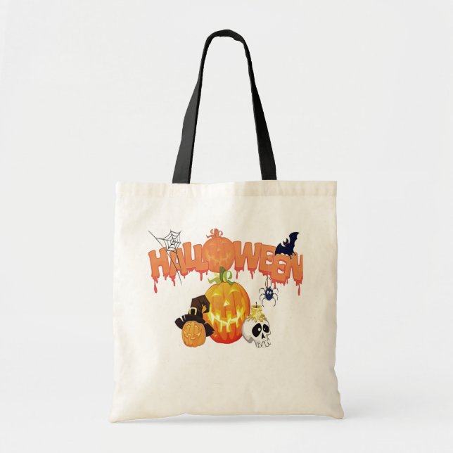 Happy Halloween Tote Bag (Front)