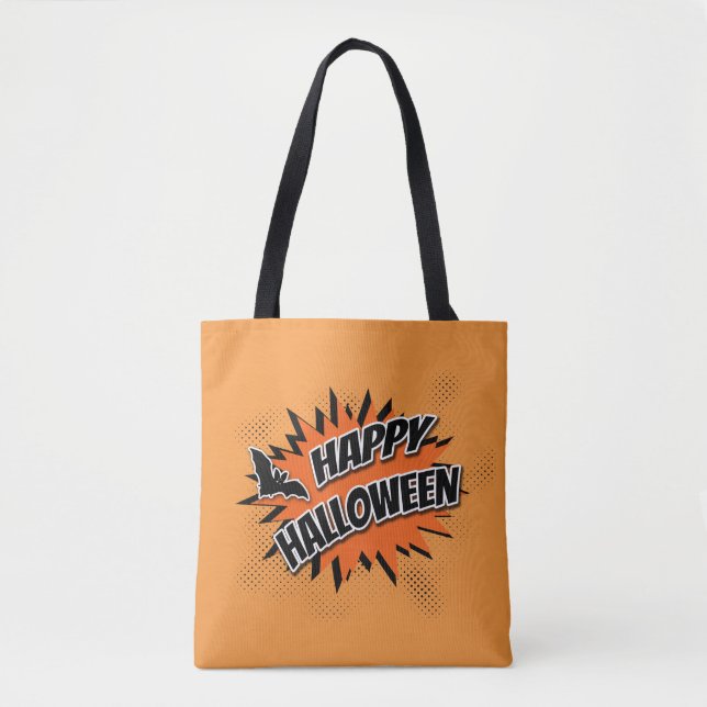 Happy Halloween Tote Bag (Front)
