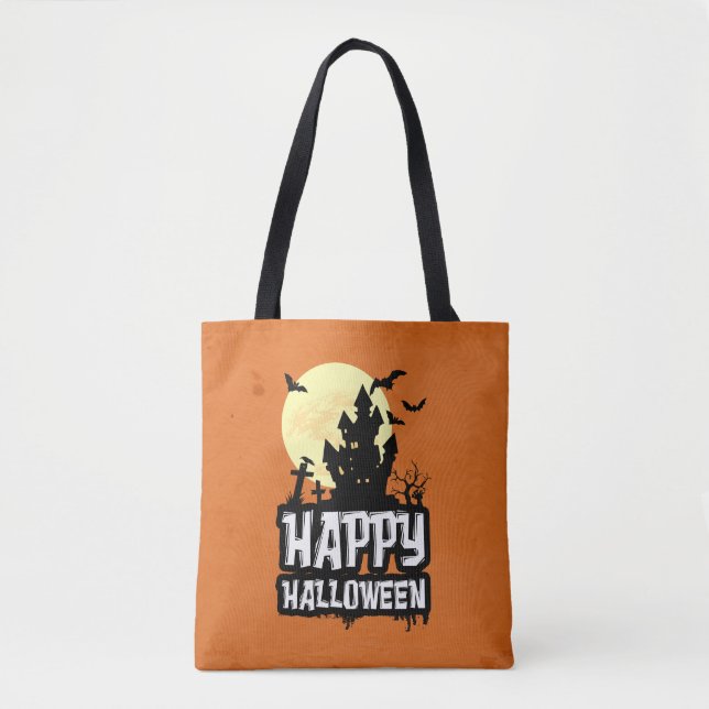 Happy Halloween Tote Bag (Front)