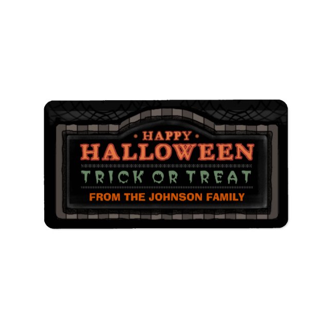 Happy Halloween - Trick or Treat Black Label (Front)