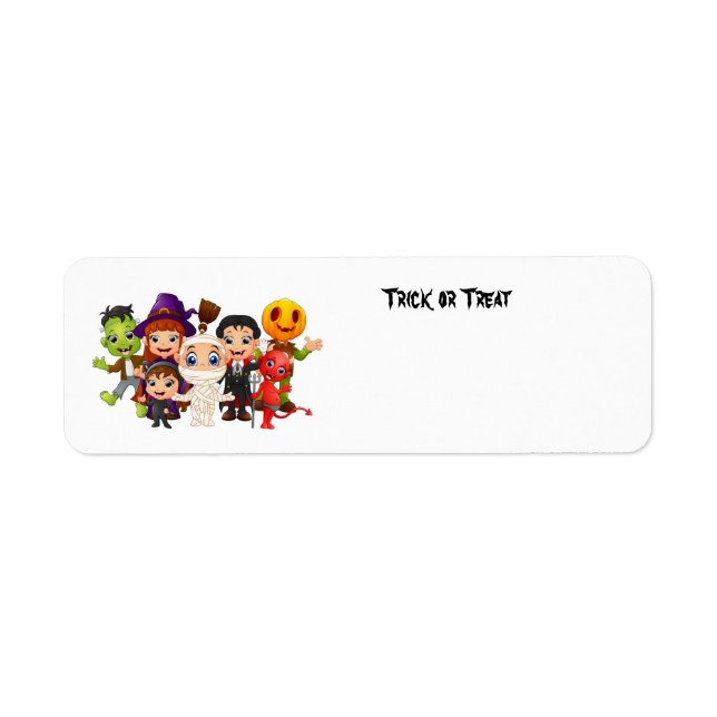 Happy Halloween trick or treat children (Front)