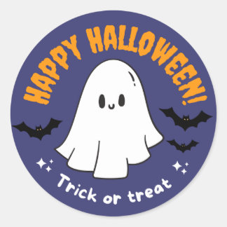 Happy Halloween Trick or Treat Packaging label