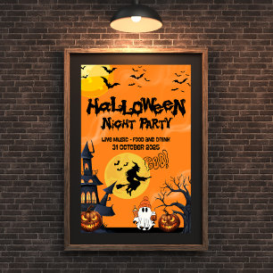 Happy Halloween Trick or Treat Poster