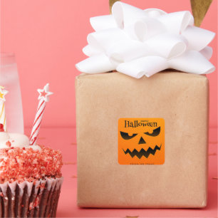 Happy Halloween Trick or Treat  Square Sticker