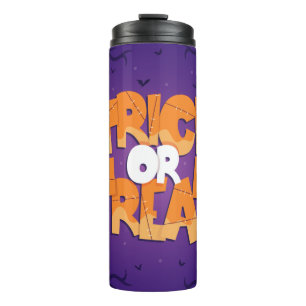 Happy Halloween Trick or Treat Thermal Tumbler