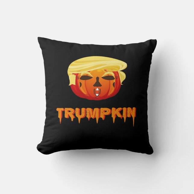 Happy Halloween - Trumpkin Classic Cushion (Front)