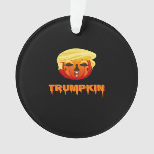 Happy Halloween - Trumpkin Classic Ornament