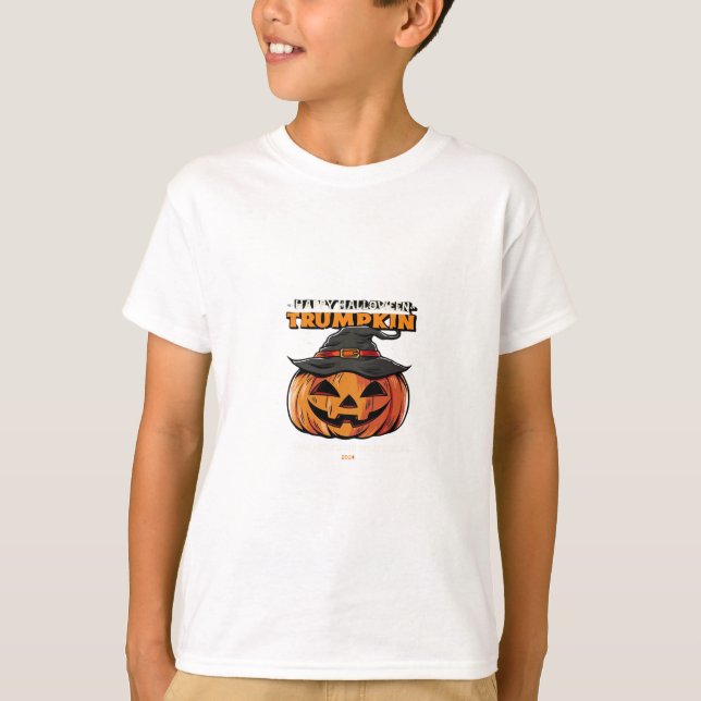 Happy Halloween Trumpkin Classic T-Shirt (Front)