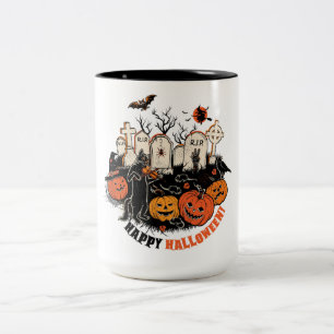 Happy Halloween Two-Tone Coffee Mug